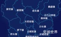 echarts温州市永嘉县geoJson地图地图下钻展示实例代码