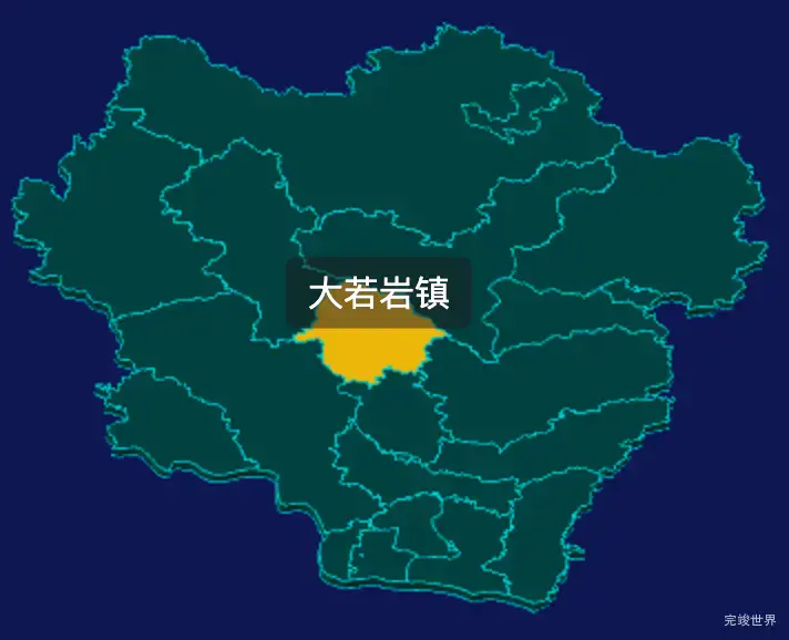 threejs温州市永嘉县geoJson地图3d地图鼠标移入显示标签并高亮