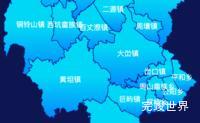 echarts温州市文成县geoJson地图局部颜色渐变实例