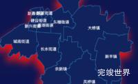 echarts嘉兴市南湖区geoJson地图阴影实例代码