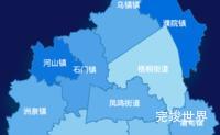 echarts嘉兴市桐乡市geoJson地图 tooltip轮播实例