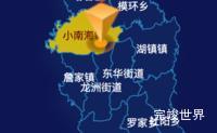 echarts衢州市龙游县geoJson地图点击弹出自定义弹窗实例