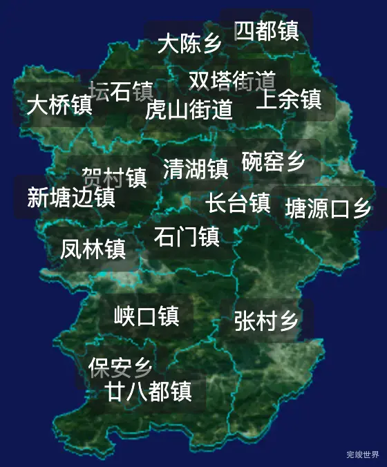 threejs衢州市江山市geoJson地图3d地图