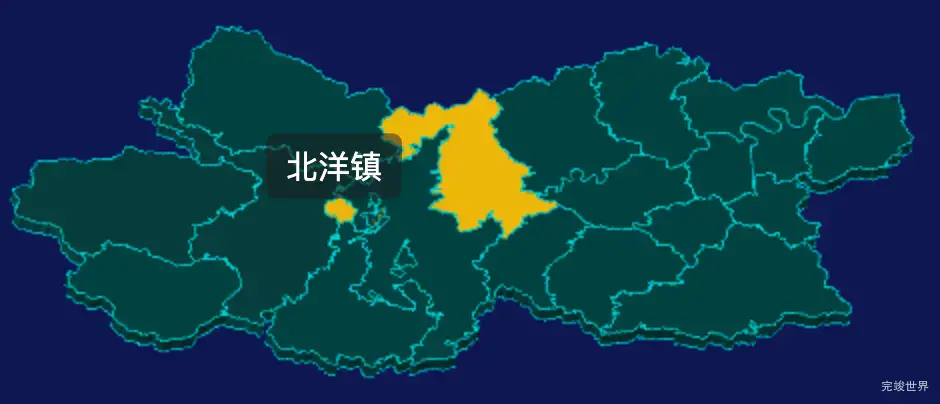 threejs台州市黄岩区geoJson地图3d地图