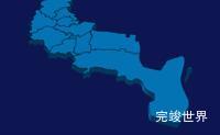 echarts台州市路桥区geoJson地图3d地图实例旋转动画效果