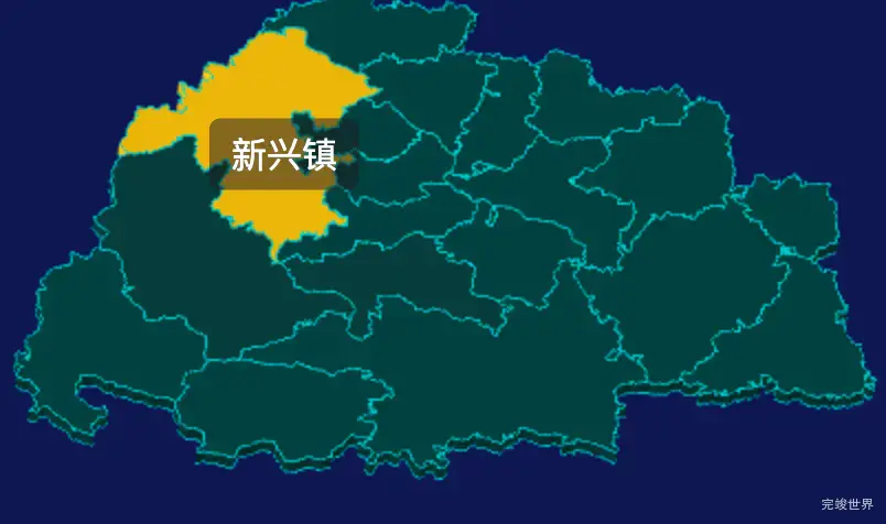 threejs丽水市松阳县geoJson地图3d地图