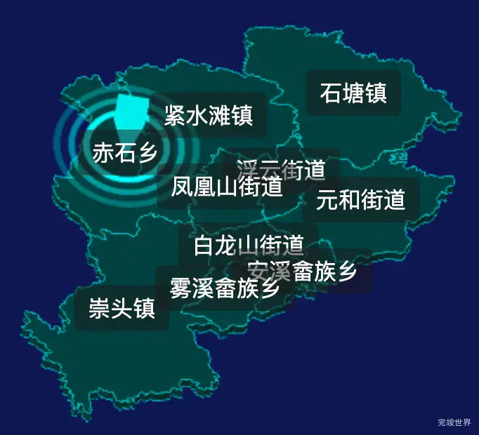 threejs丽水市云和县geoJson地图3d地图添加旋转棱锥