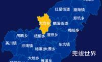 echarts丽水市景宁畲族自治县geoJson地图指定区域高亮效果