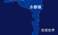 echarts长春市朝阳区geoJson地图指定区域高亮演示实例