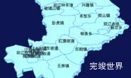 echarts四平市双辽市geoJson地图3d地图实例代码