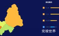 echarts辽源市龙山区geoJson地图地图排行榜效果效果