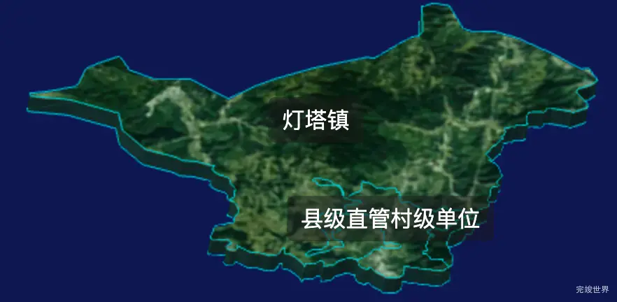 threejs辽源市西安区geoJson地图3d地图自定义贴图加CSS2D标签