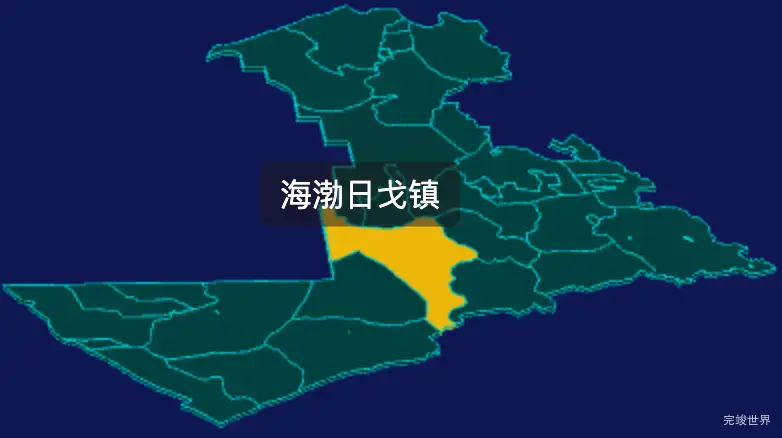 threejs松原市前郭尔罗斯蒙古族自治县geoJson地图3d地图鼠标移入显示标签并高亮