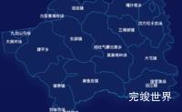 echarts白城市镇赉县geoJson地图地图下钻展示代码演示