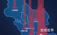 echarts延边朝鲜族自治州延吉市geoJson地图添加柱状图演示实例