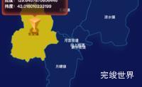 echarts延边朝鲜族自治州图们市geoJson地图点击地图获取经纬度实例