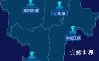 echarts昆明市嵩明县geoJson地图点击跳转到指定页面代码演示