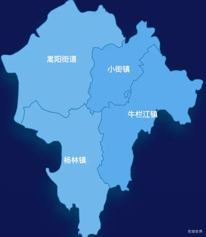 echarts昆明市嵩明县geoJson地图 tooltip轮播