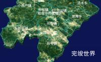 echarts曲靖市陆良县geoJson地图3d地图自定义贴图-绿色地面实例