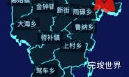 echarts曲靖市会泽县geoJson地图3d地图自定义图标实例代码