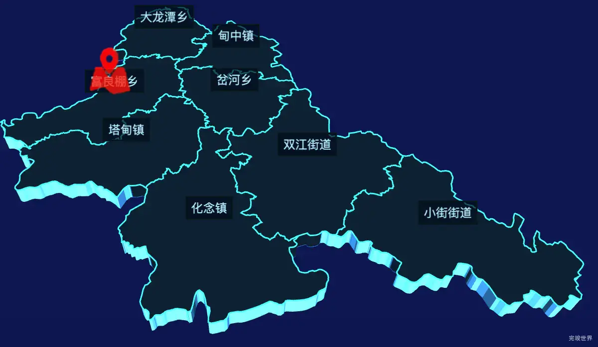 echarts玉溪市峨山彝族自治县geoJson地图3d地图自定义图标