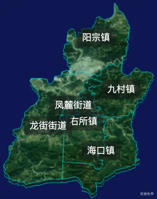 threejs玉溪市澄江市geoJson地图3d地图自定义贴图加CSS2D标签