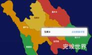 echarts普洱市江城哈尼族彝族自治县geoJson地图tooltip自定义html演示实例