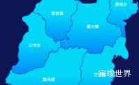 echarts普洱市孟连傣族拉祜族佤族自治县geoJson地图局部颜色渐变效果实例