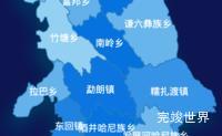 echarts普洱市澜沧拉祜族自治县geoJson地图 tooltip轮播效果