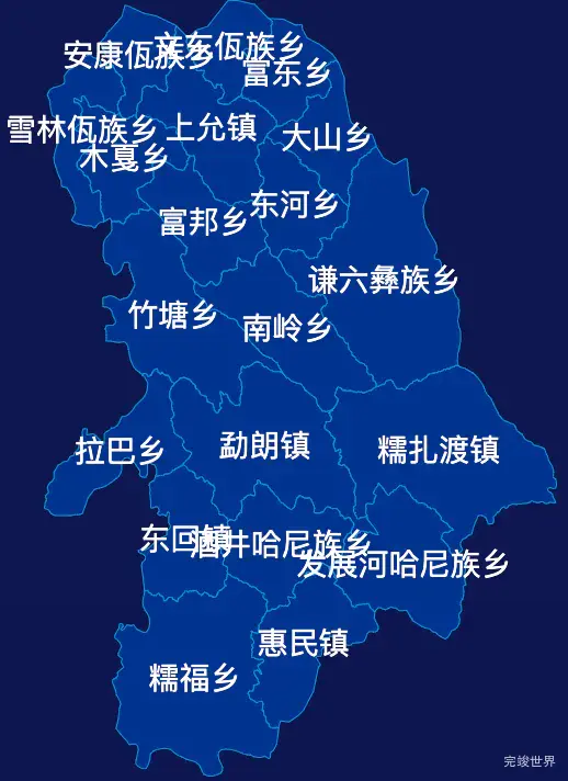 echarts普洱市澜沧拉祜族自治县geoJson地图点击地图插小旗