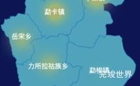 echarts普洱市西盟佤族自治县geoJson地图热力图实例