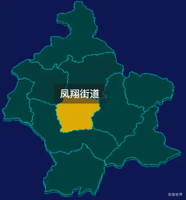 threejs临沧市临翔区geoJson地图3d地图指定区域闪烁