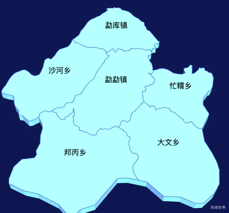 echarts临沧市双江拉祜族佤族布朗族傣族自治县geoJson地图3d地图