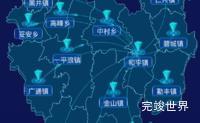 echarts楚雄彝族自治州禄丰市geoJson地图label自定义样式实例