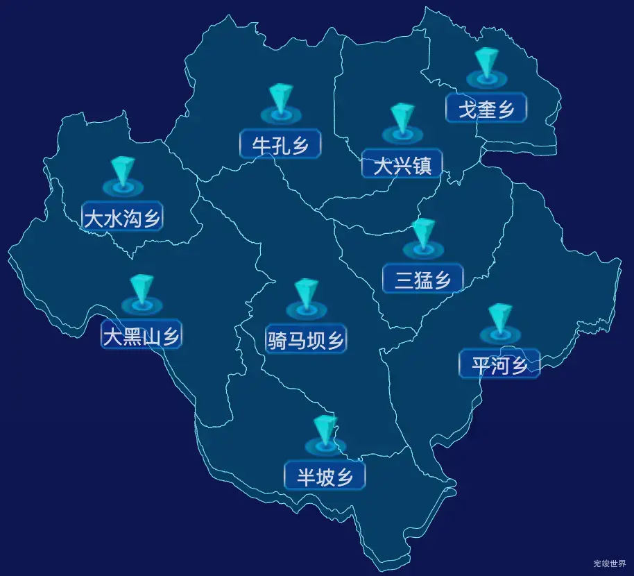 echarts红河哈尼族彝族自治州绿春县geoJson地图点击跳转到指定页面