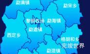 echarts西双版纳傣族自治州勐海县geoJson地图局部颜色渐变代码演示