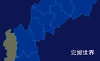 echarts文山壮族苗族自治州麻栗坡县geoJson地图区域闪烁实例