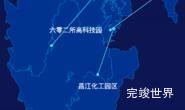 echarts景德镇市昌江区geoJson地图自定义引导线代码演示