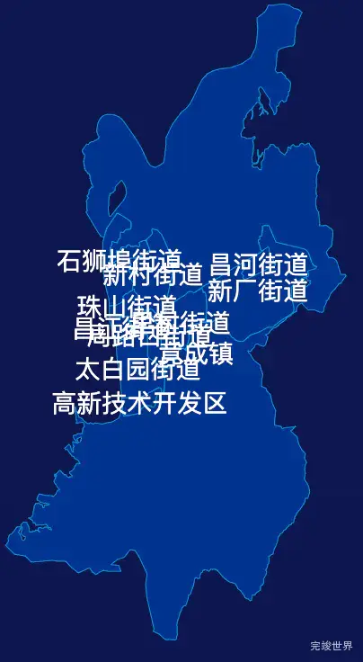 echarts景德镇市珠山区geoJson地图点击地图插小旗