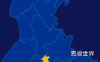 echarts萍乡市上栗县geoJson地图区域闪烁代码演示