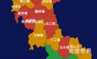 echarts吉安市吉水县geoJson地图tooltip自定义html实例代码