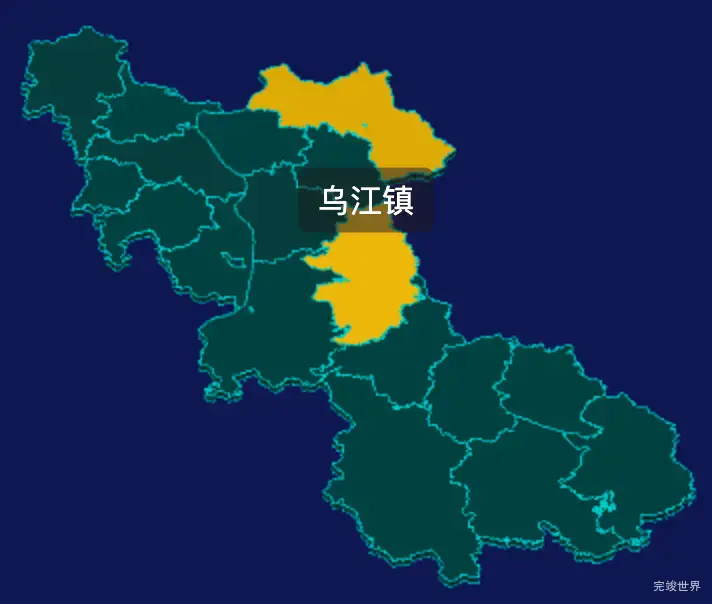 threejs吉安市吉水县geoJson地图3d地图指定区域闪烁