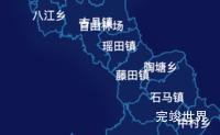 echarts吉安市永丰县geoJson地图地图下钻展示效果