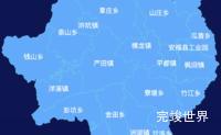 echarts吉安市安福县geoJson地图全局颜色渐变实例代码