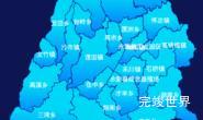 echarts吉安市永新县geoJson地图局部颜色渐变效果