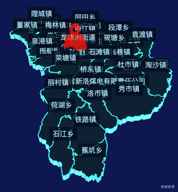 echarts宜春市丰城市geoJson地图3d地图自定义图标