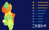 echarts抚州市乐安县geoJson地图地图排行榜效果效果实例