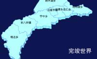 echarts拉萨市当雄县geoJson地图3d地图效果