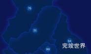 echarts拉萨市尼木县geoJson地图圆形波纹状气泡图代码演示