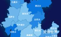 echarts日喀则市昂仁县geoJson地图 tooltip轮播实例代码